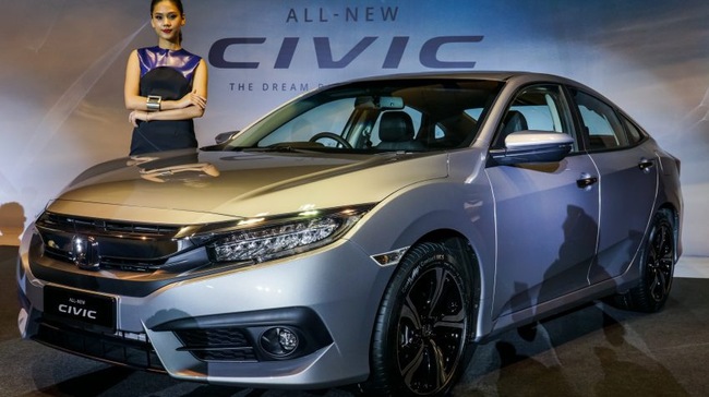 Honda Civic 2016 ra mắt Malaysia với giá 609 triệu Đồng